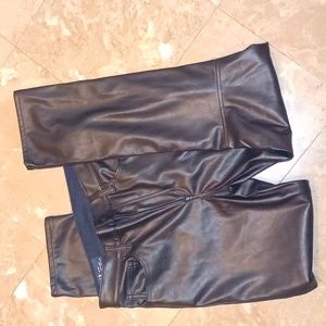 NWT Faux leather GAP pants